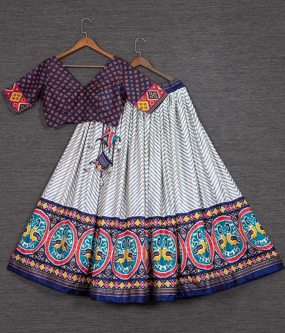 Navratri Dola Silk Lehenga