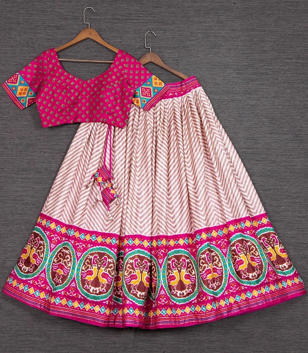 Navratri Dola Silk Lehenga