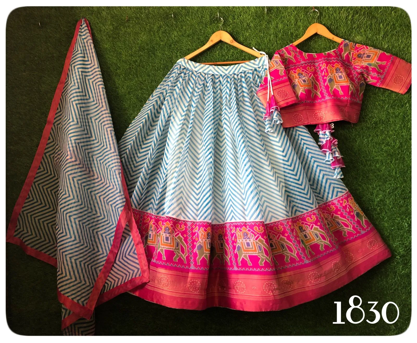 Navratri Heavy crop top Skirt Lehenga Choli