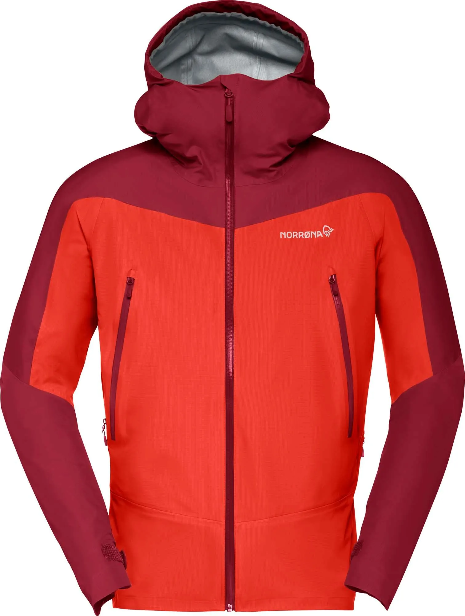 Norrøna Men&#x27;s Falketind Gore-Tex Jacket Arednalin/Rhubarb | Buy Norrøna Men&#x27;s Falketind Gore-Tex Jacket Arednalin/Rhubarb here | Outnorth