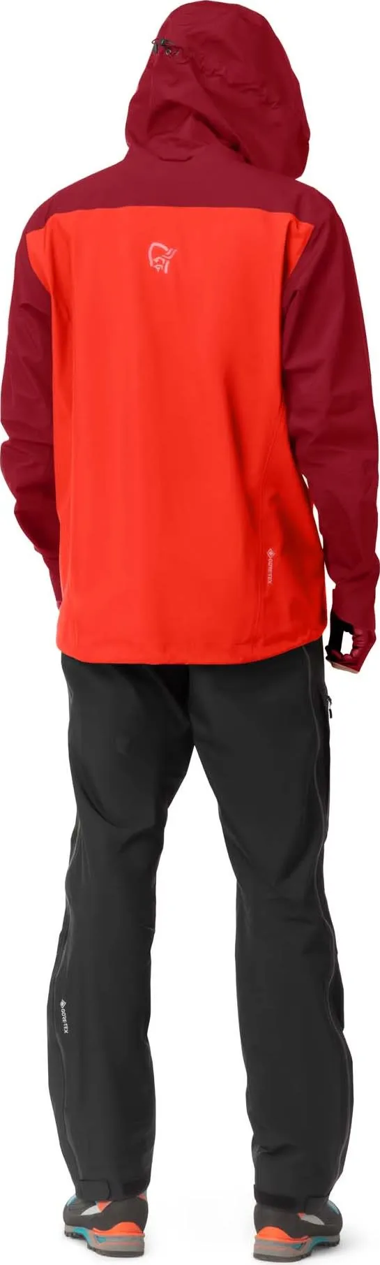 Norrøna Men&#x27;s Falketind Gore-Tex Jacket Arednalin/Rhubarb | Buy Norrøna Men&#x27;s Falketind Gore-Tex Jacket Arednalin/Rhubarb here | Outnorth