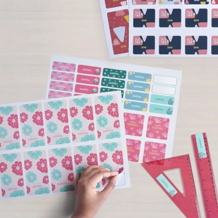 Personalized Name Stickers & Labels for Kids