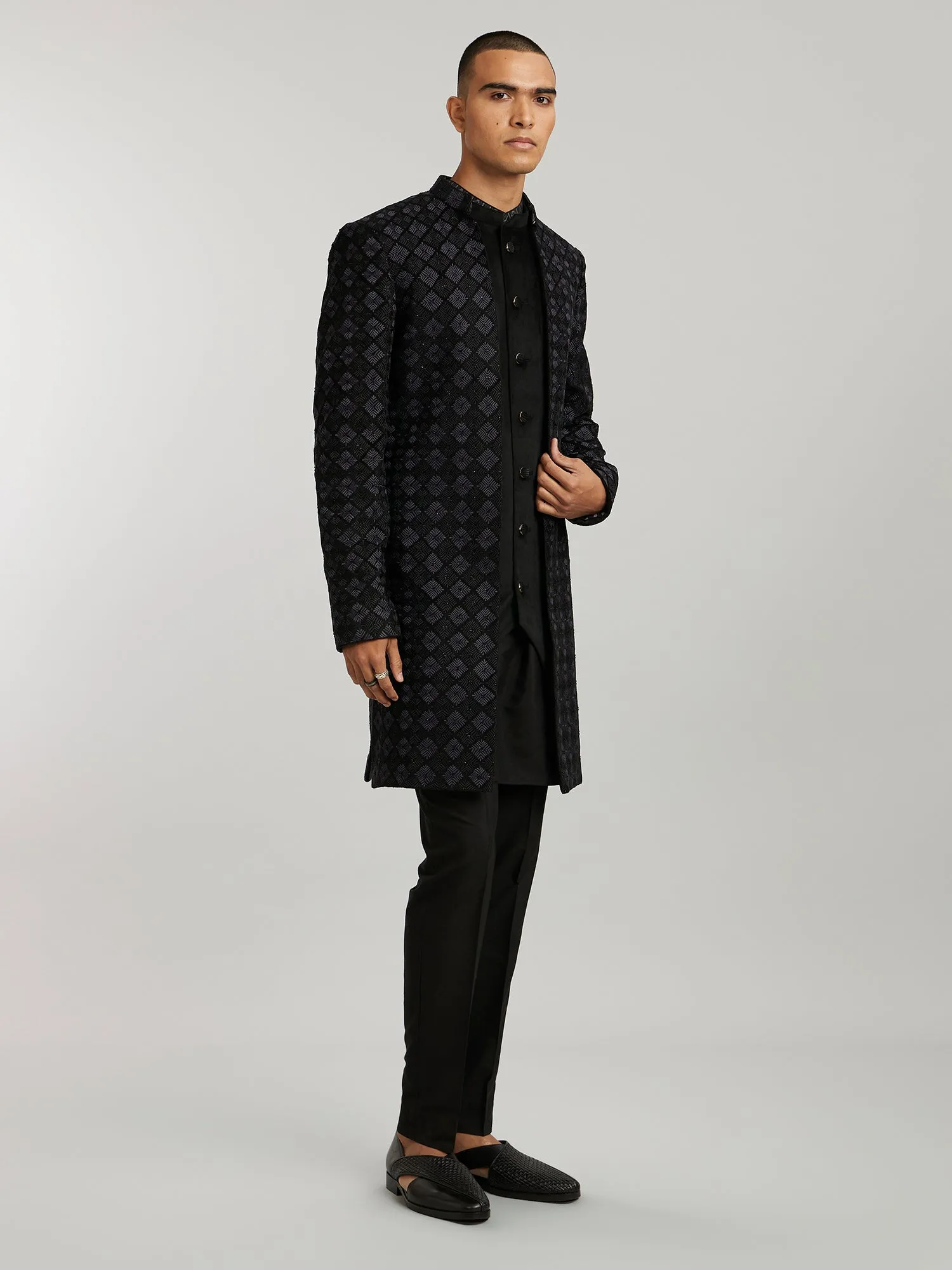 Phulkari Sherwani - Giovanni