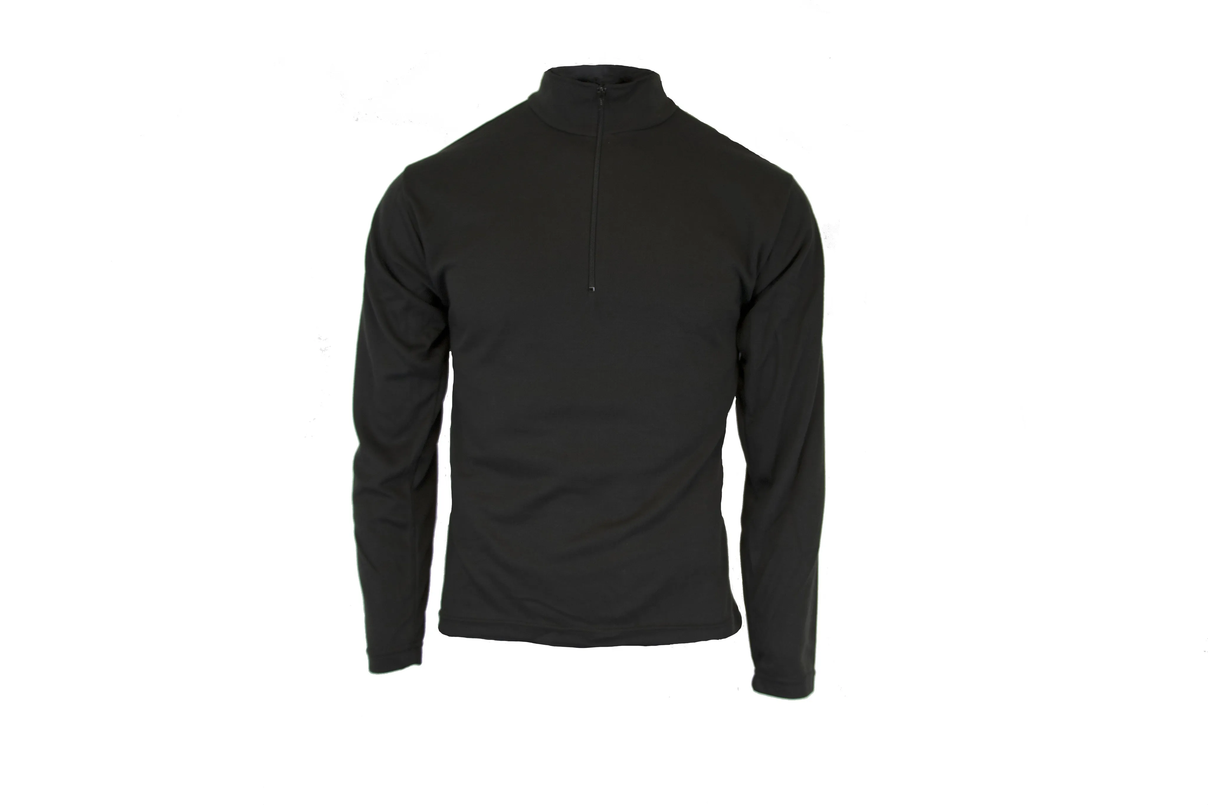 Polyester Midweight Bi-Component Men's Zip Turtleneck