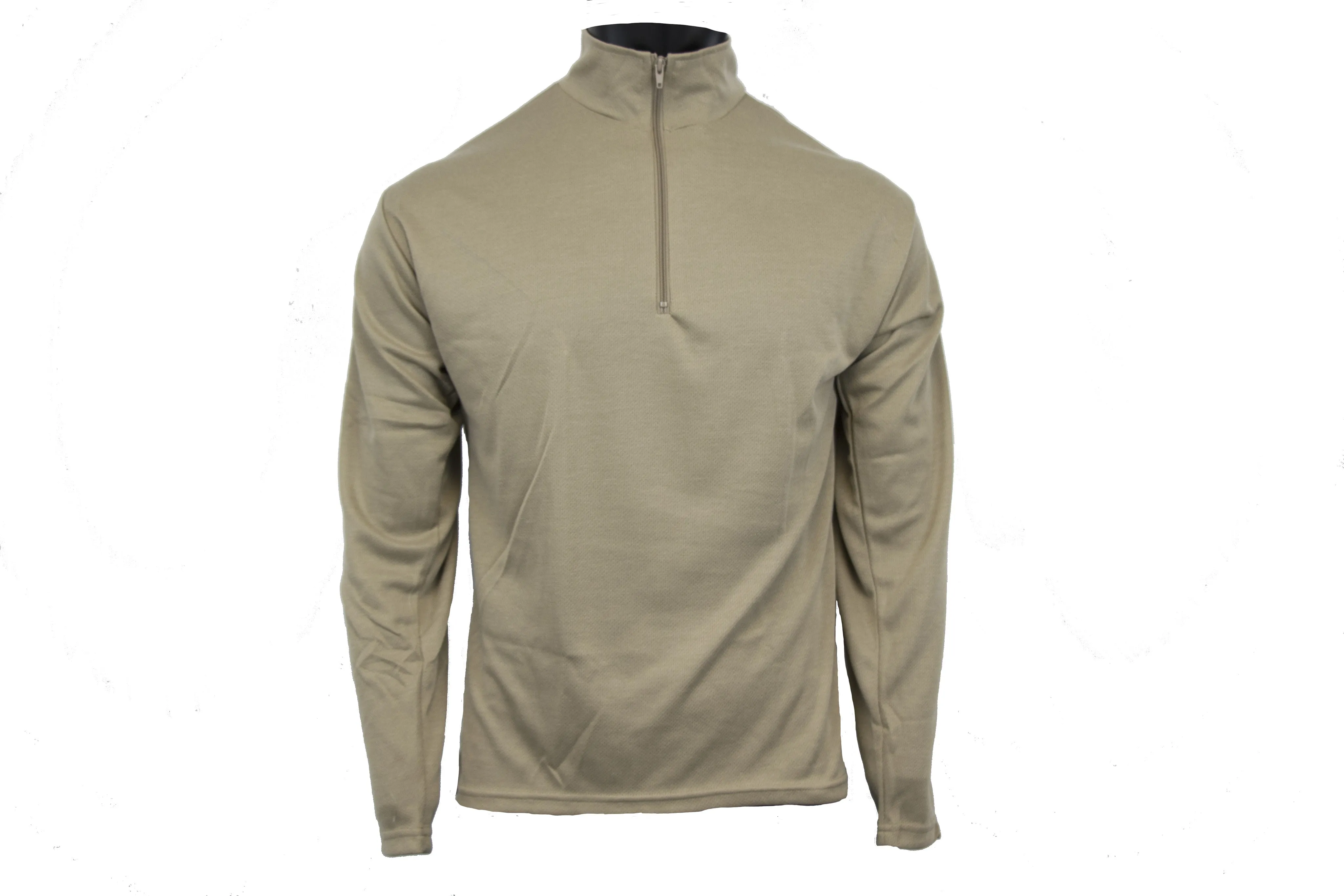 Polyester Midweight Bi-Component Men's Zip Turtleneck