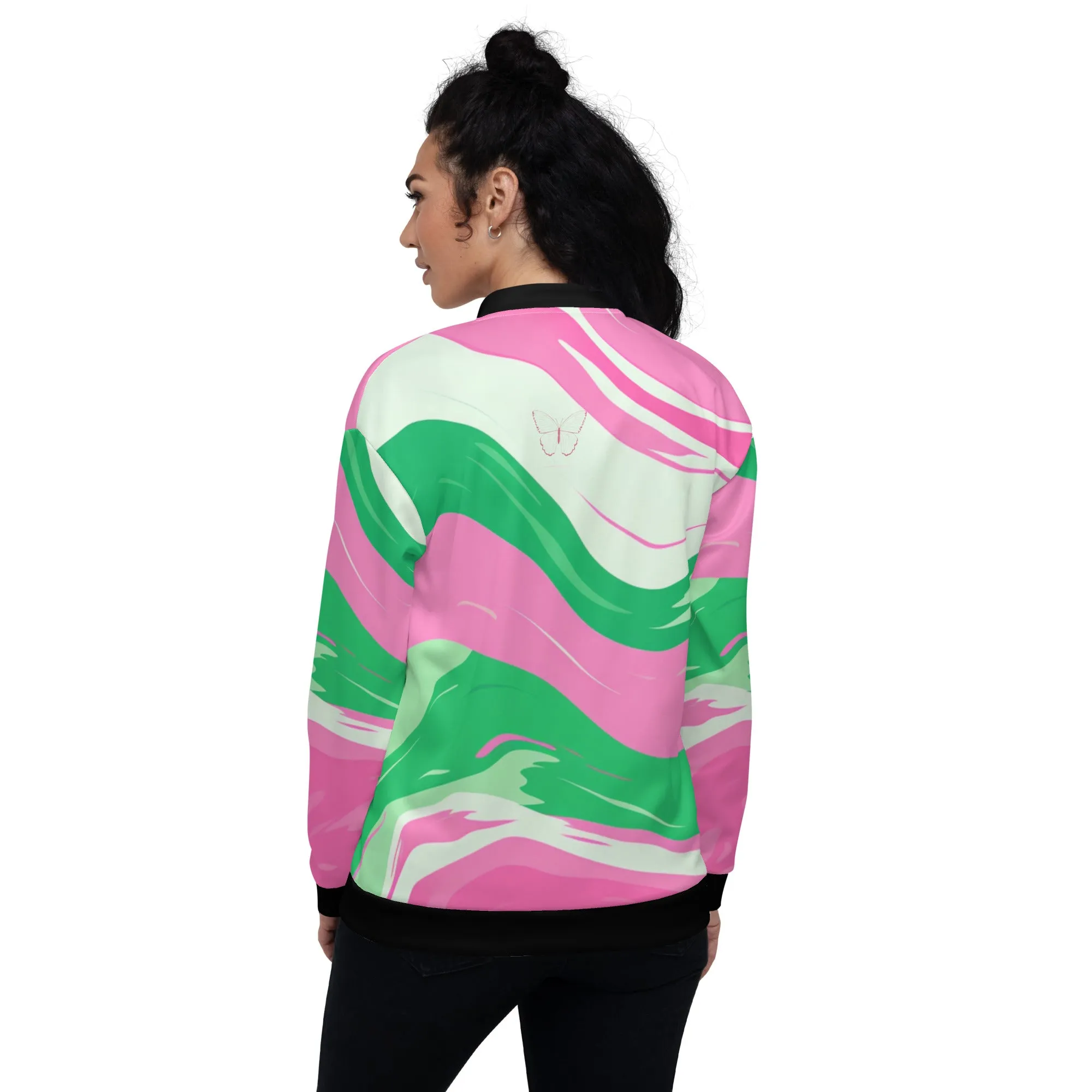 Pretty in Pink Bomber Jacket