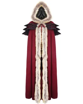 Punk Rave Winterfell Womens Cloak - Red