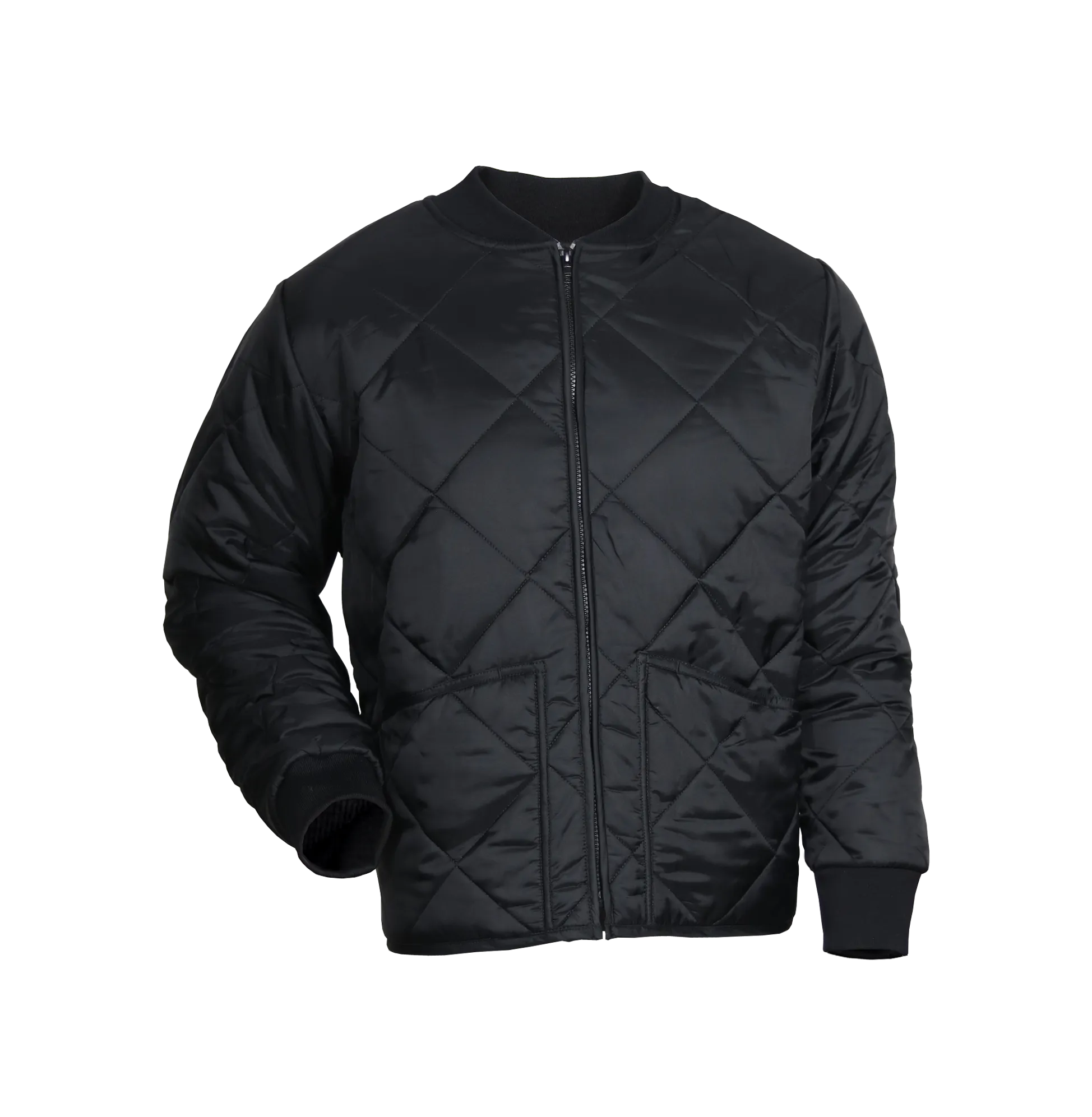 Quilted Bomber Jacket