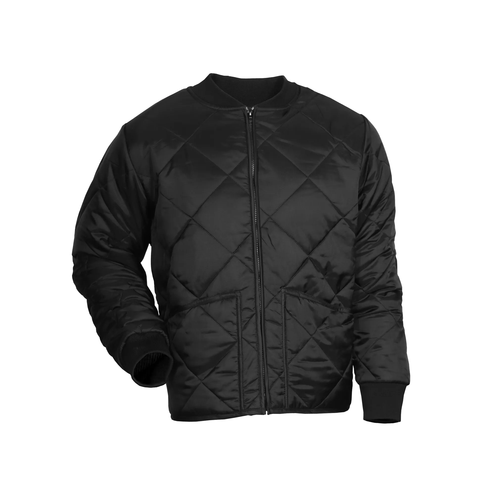 Quilted Bomber Jacket