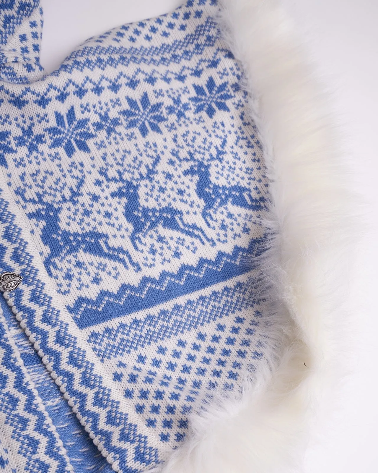 Reindeer kid's poncho