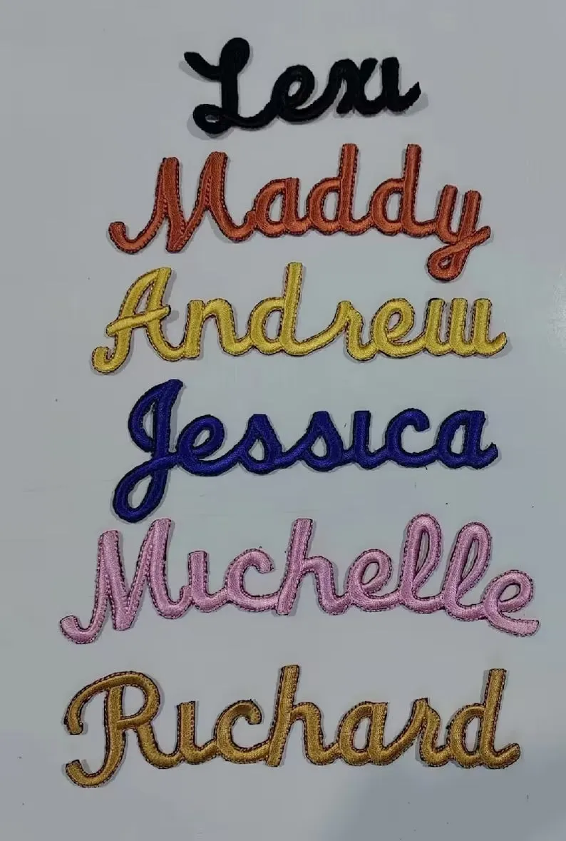 Single Name Patch, Personalized Name Patch