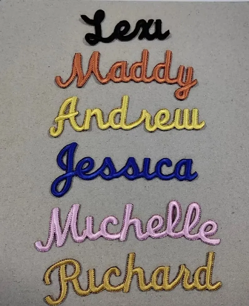Single Name Patch, Personalized Name Patch