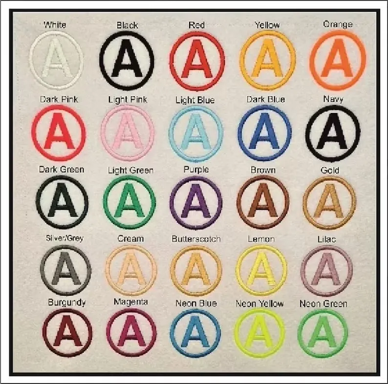 Single Name Patch, Personalized Name Patch