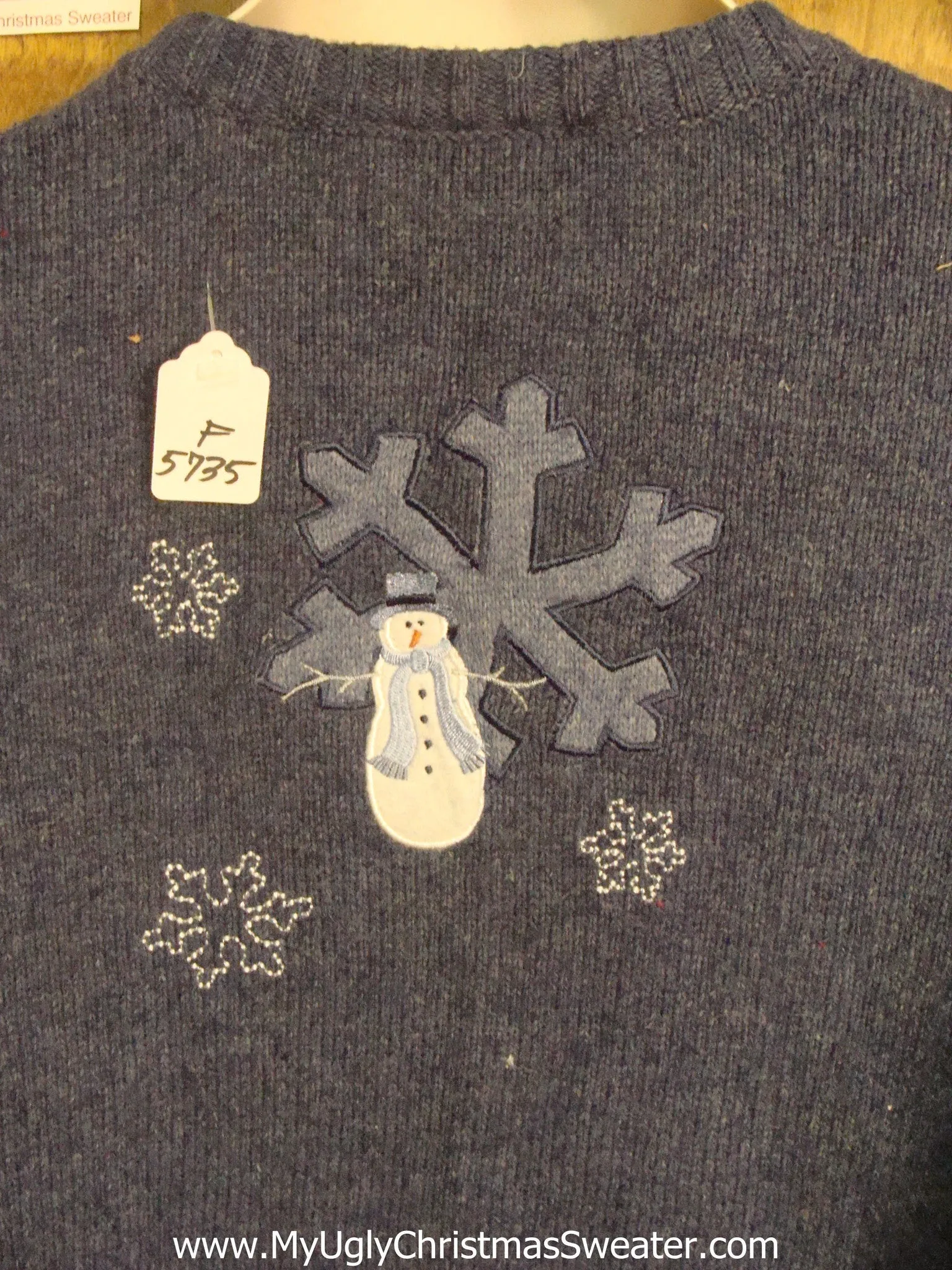 Snowflakes and Snowmen Ugly Christmas Jumper