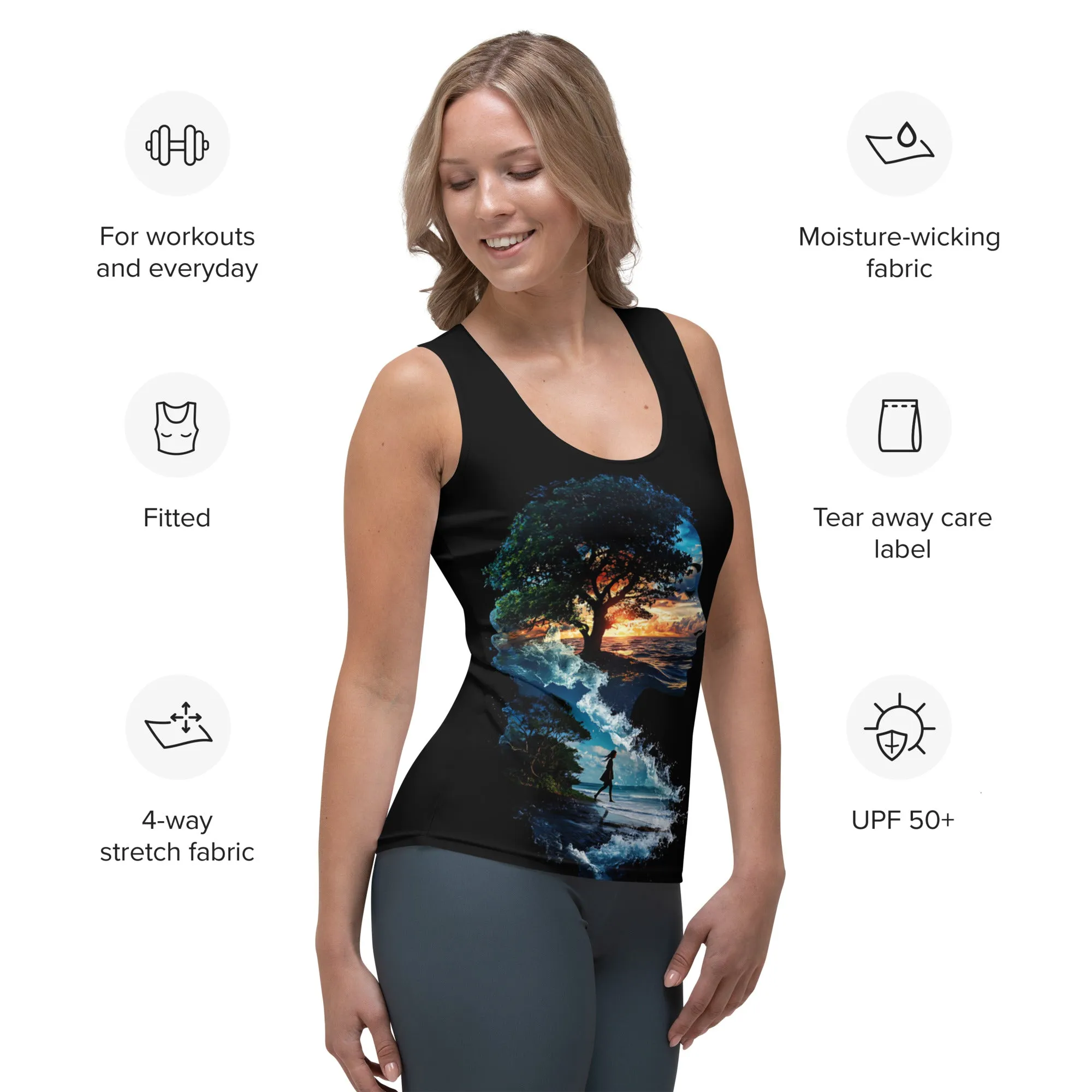 Soul Tides Sublimation Cut & Sew Tank Top