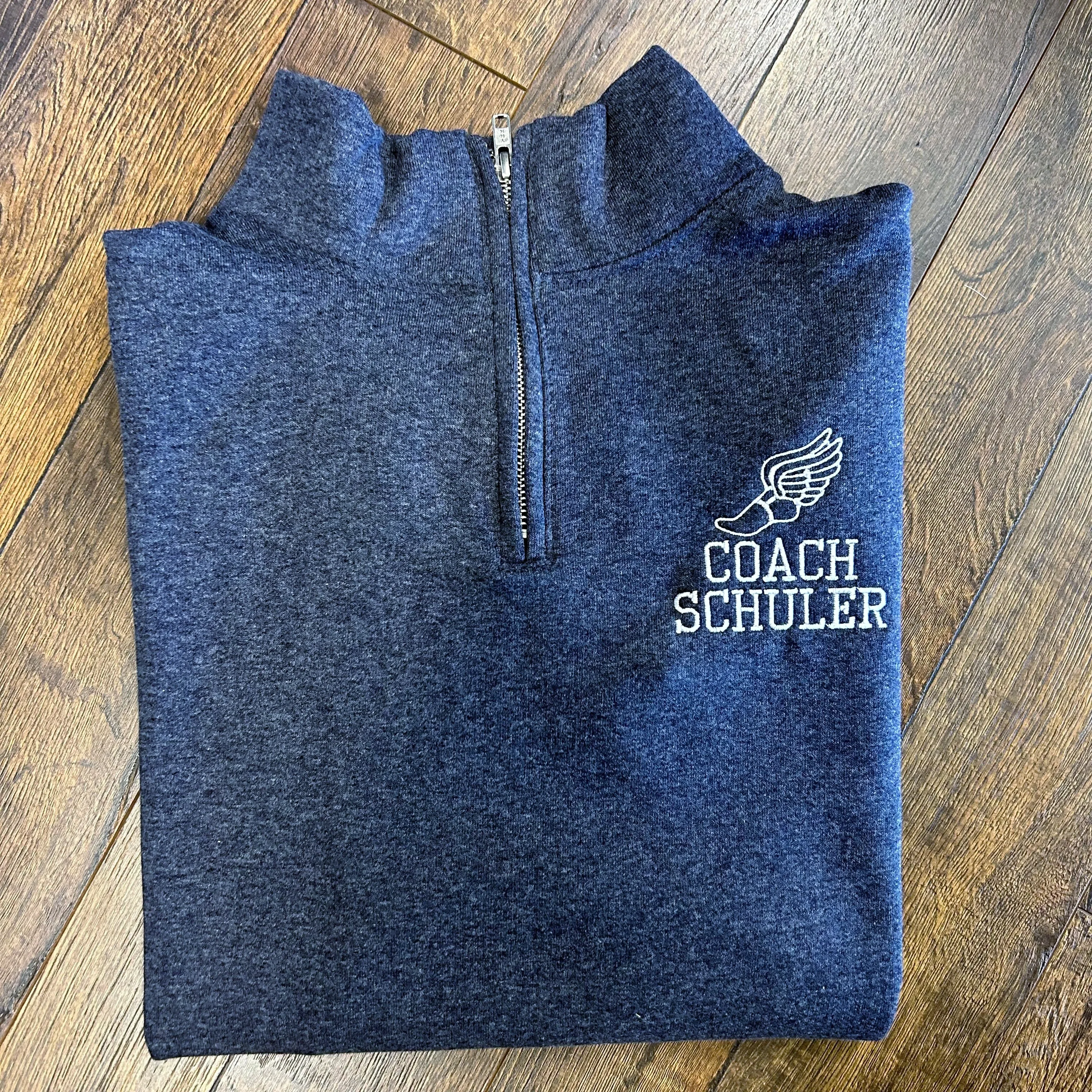 Track & Field Coach Quarter Zip Sweatshirt