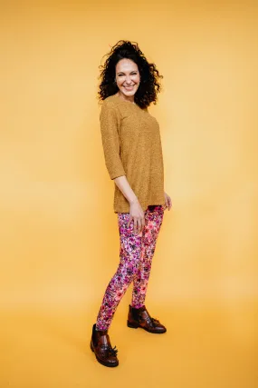 Tunic Top in Mustard Knit