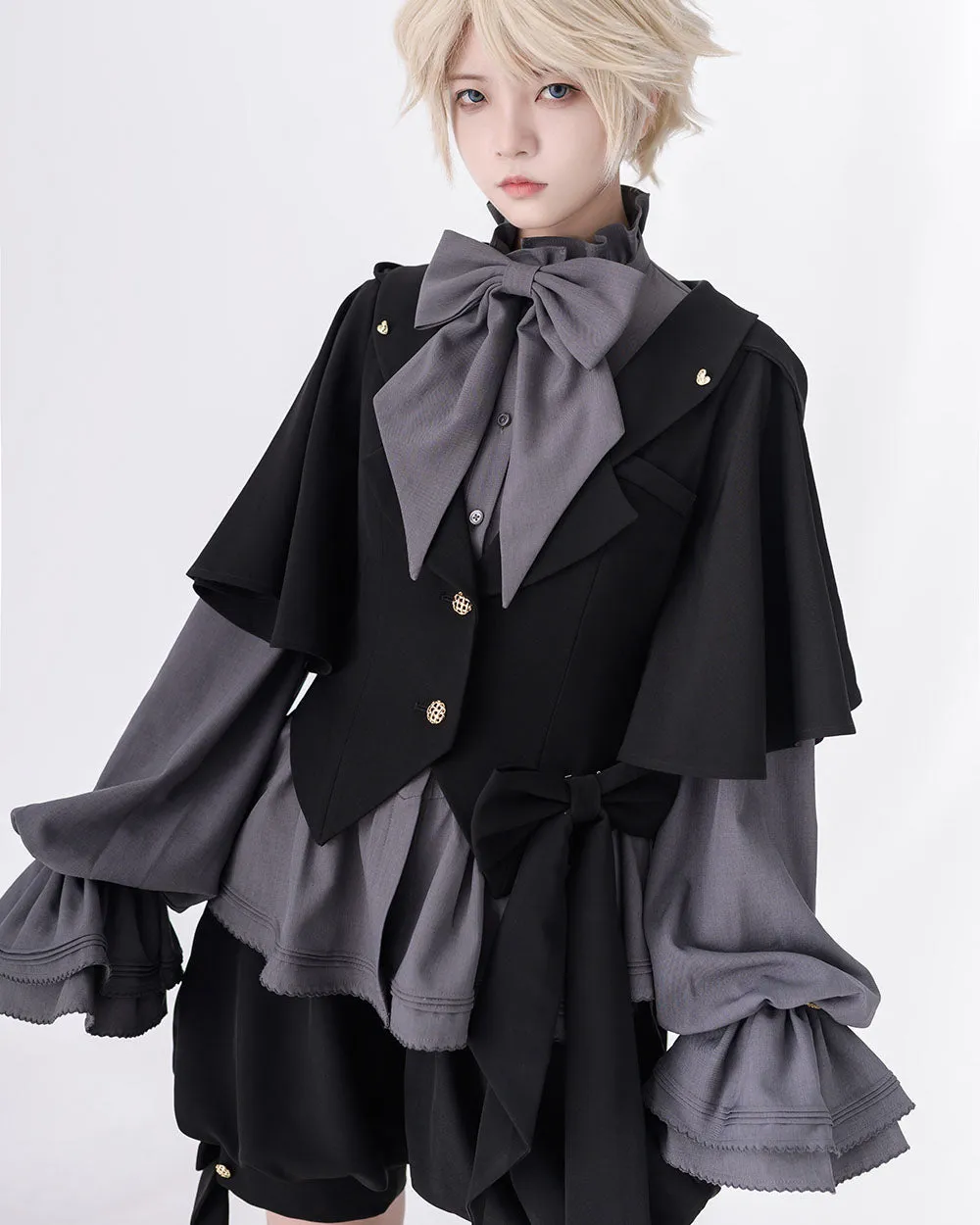 Vintage Dark Bunny Ears Coat