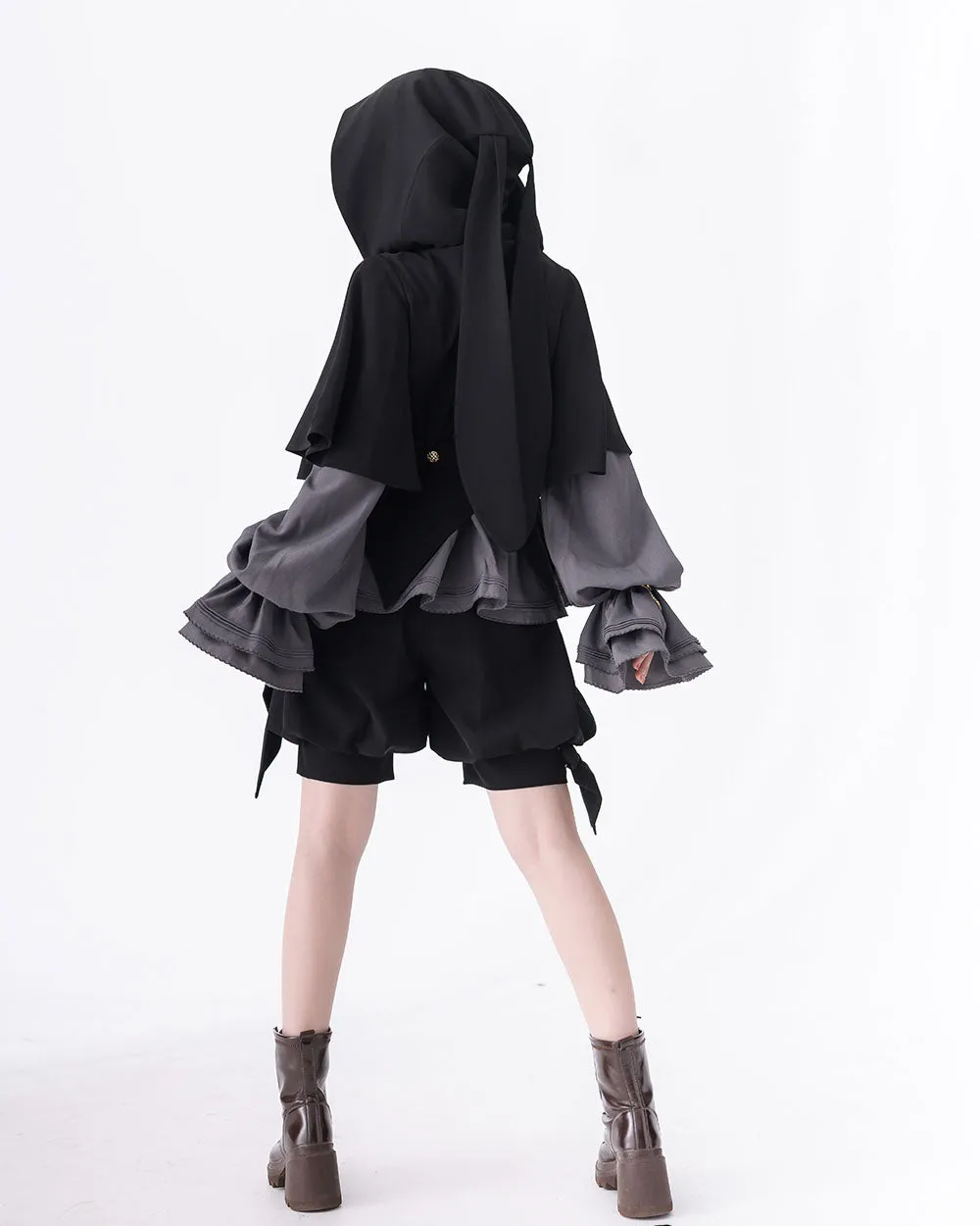 Vintage Dark Bunny Ears Coat