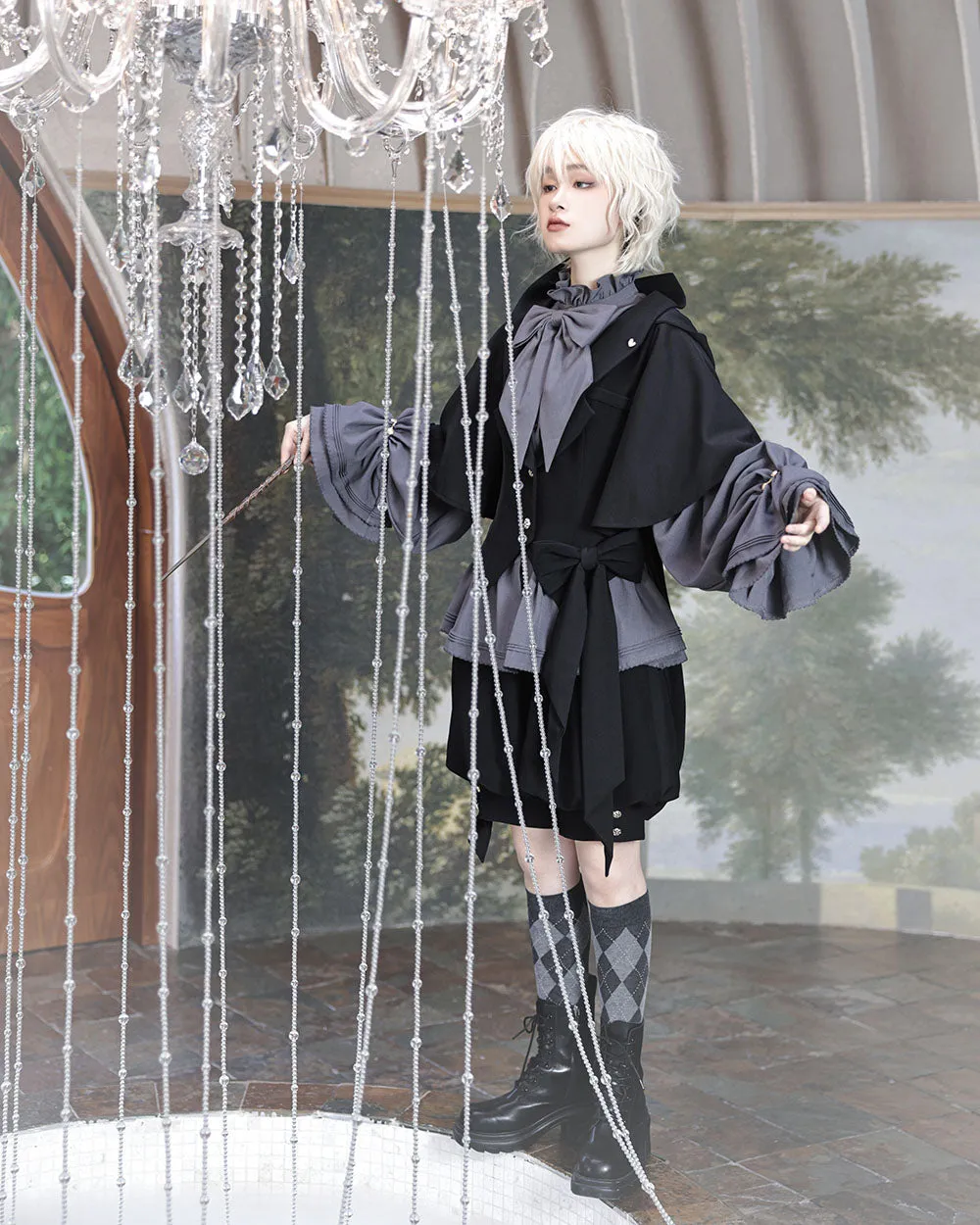 Vintage Dark Bunny Ears Coat