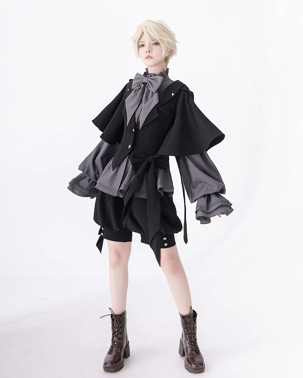 Vintage Dark Bunny Ears Coat