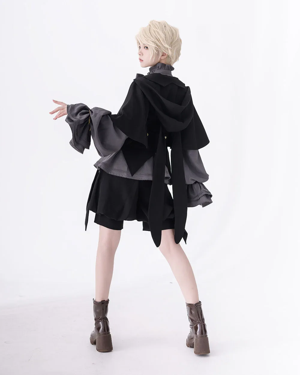 Vintage Dark Bunny Ears Coat