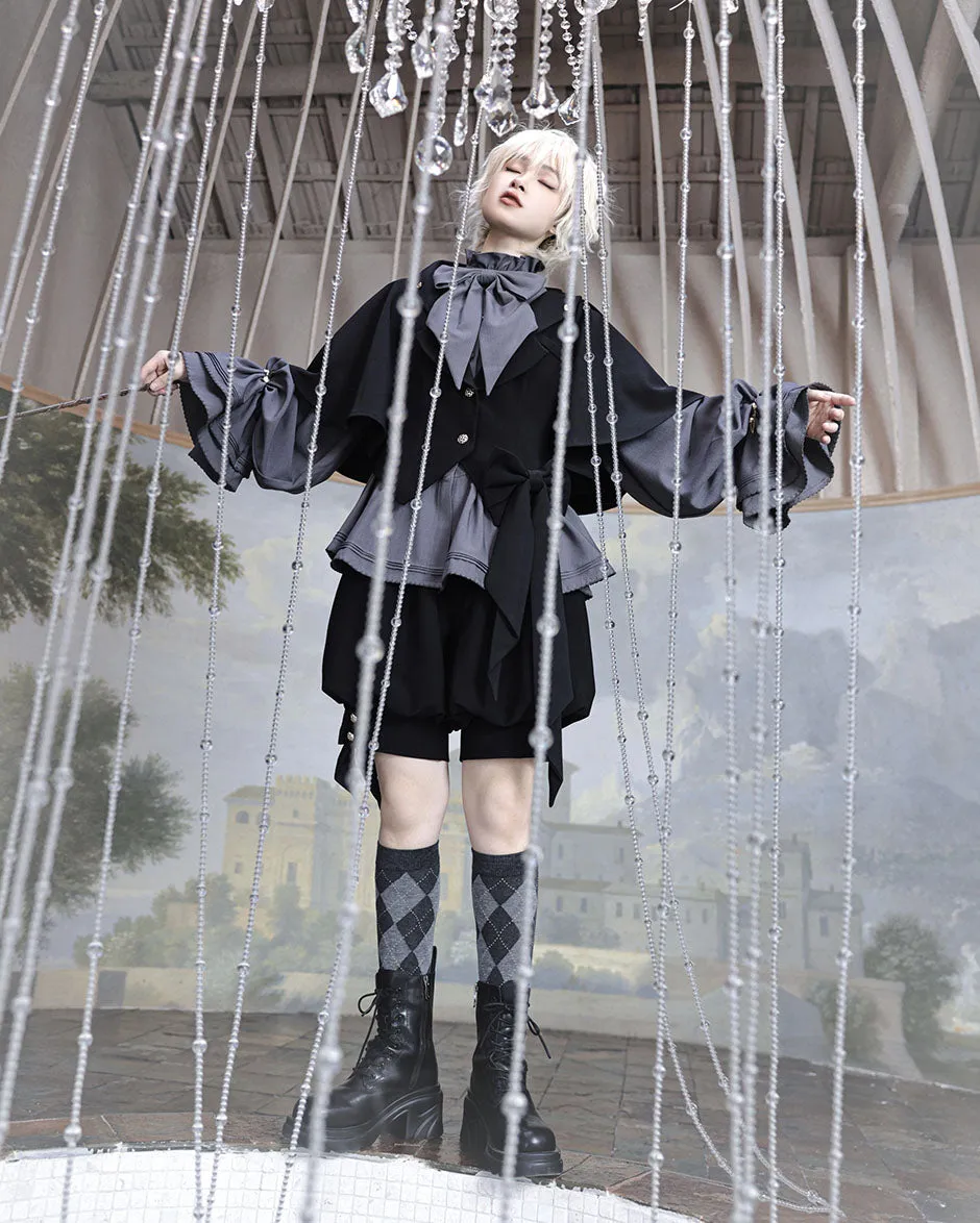 Vintage Dark Bunny Ears Coat