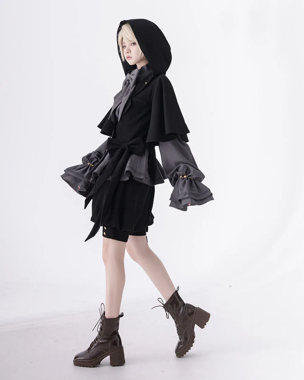 Vintage Dark Bunny Ears Coat